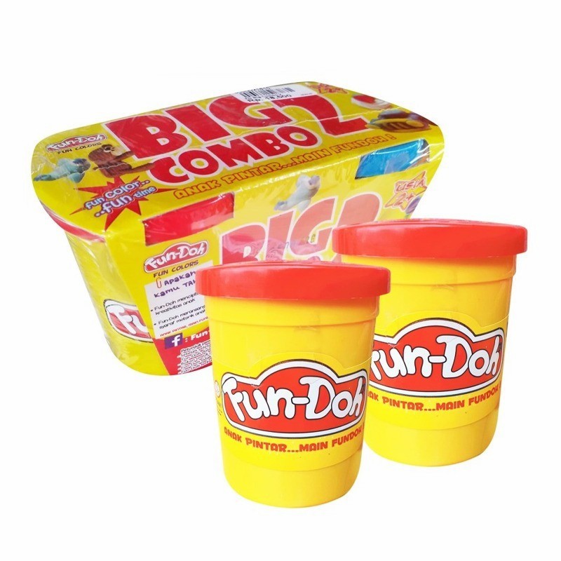 LILIN Fun Doh Big Combo 2 Play Dough เทียนของเล่นเพื่อการศึกษาที่สร้างสรรค์ - ของเล่นสร้างสรรค์สําหร