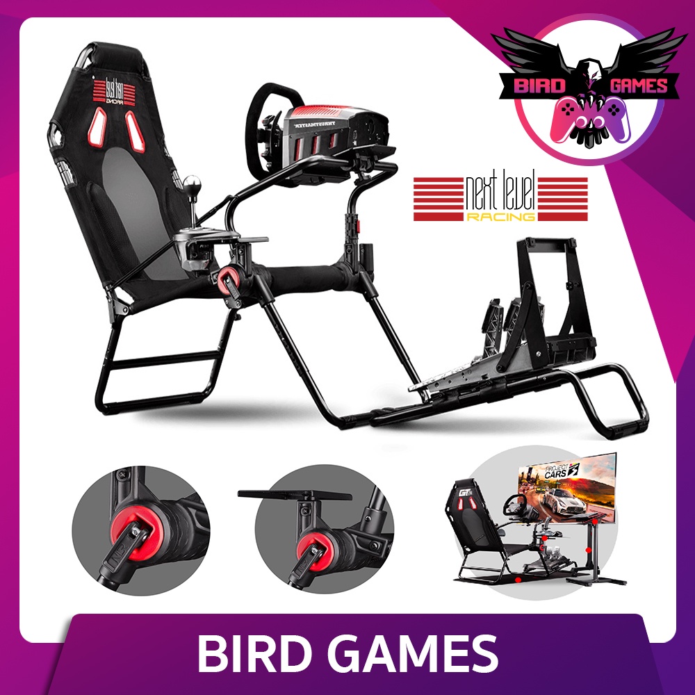 Next Level Racing GT LITE Foldable Simulator Cockpit [เก้าอี้ขับรถ] [เก้าอี้เกมขับรถ]