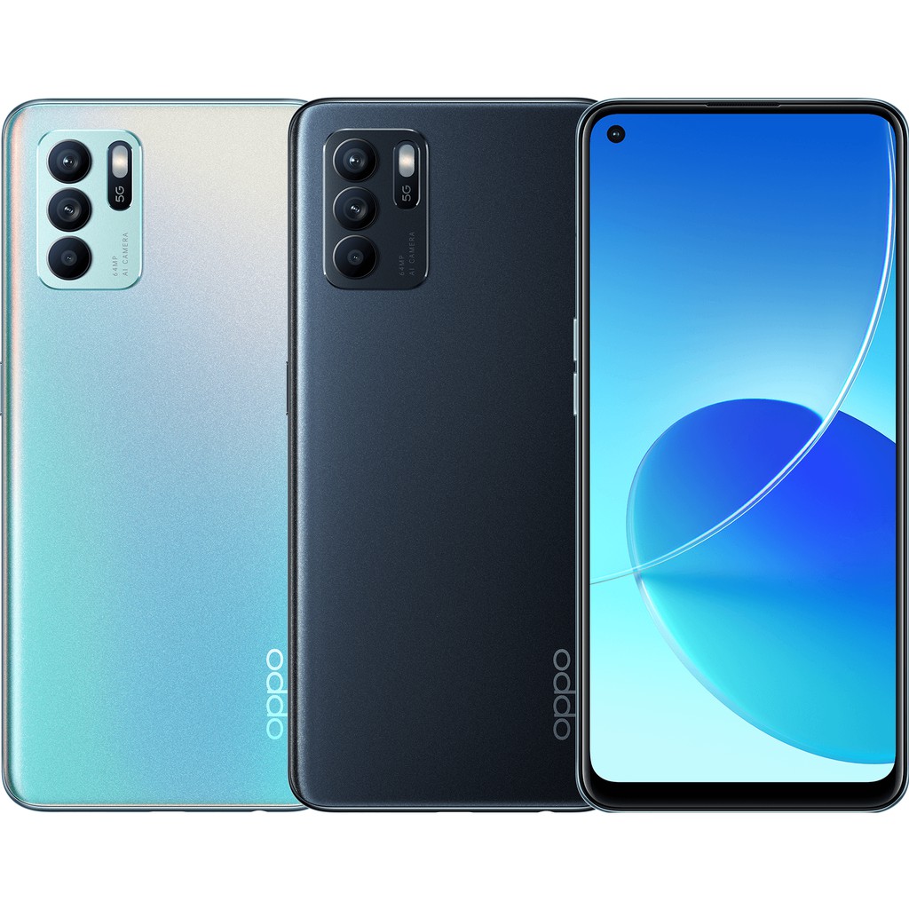 [ใส่โค้ด FLY847DC ลดเพิ่ม 30-]โทรศัพท์มือถือ OPPO Reno6 z 5G เครื่องศูนย์ ประกัน 1 ปีเต็ม
