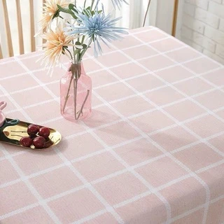 Thararut ผ้าปูโต๊ะ ผ้าคลุมโต๊ะ ผ้า PVC กันน้ำกันคราบ ขนาด137*90 มีให้เลือก4สี