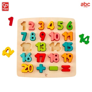 Hape - Chunky Number Math Puzzle        ปริศนา ลายตัวเลข        3Y+ รูปที่ 3