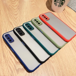 รุ่นใหม่ Case OPPO A74 4G เคสออปโป้ เคสกันกระแทก ปุ่มสีผิวด้าน ขอบนิ่มหลังแข็ง เคสโทรศัพท์ Oppo a74 [ ส่งจากไทย ]