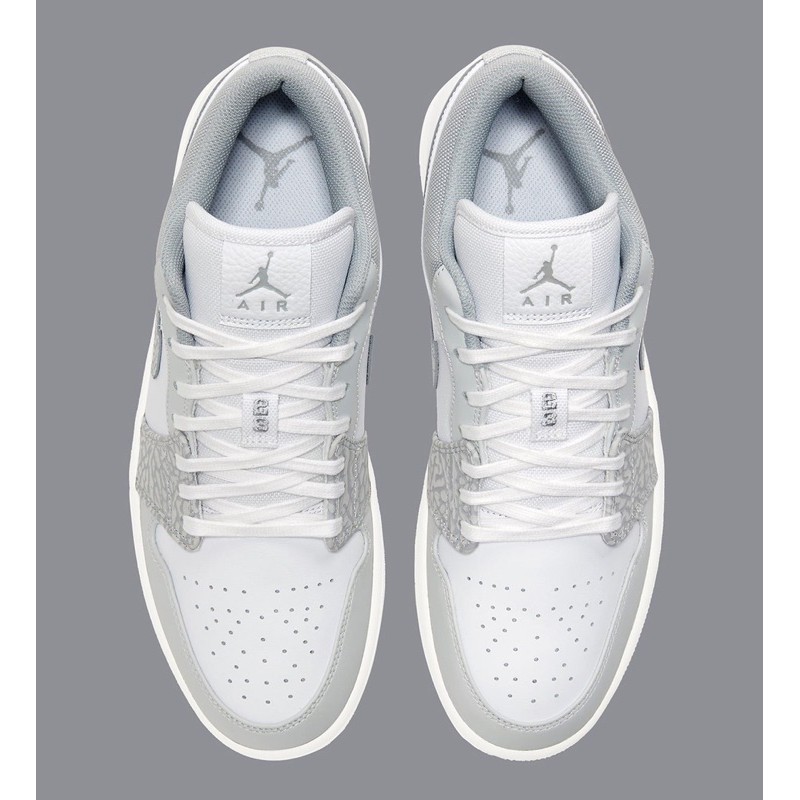 air jordan 1 low elephant print