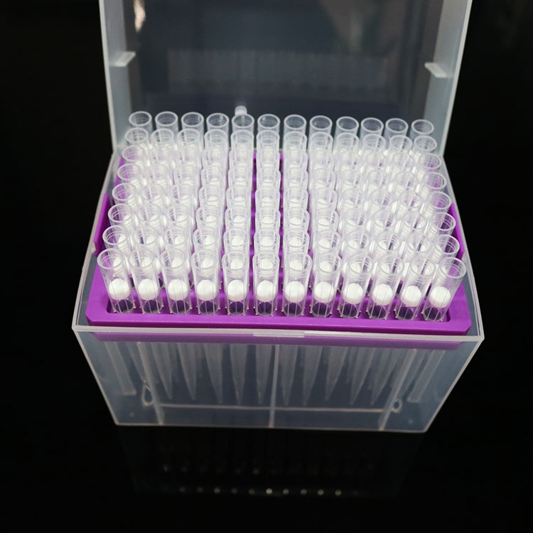 Filter tip ขนาด 10, 20, 100,  200 และ 1,000 ul ทิปมีตัวกรองพร้อมกล่อง Sterile 96ชิ้น/rack