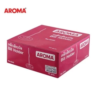 AROMA เหล็บเสียบบิลและเอกสาร แบบหยัก รุ่น 6346 ป้องกันบิลหรือเอกสารหลุดออกจากเหล็กเสียบ