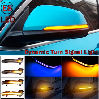 ไฟเลี้ยวไดนามิก LED สีฟ้า สีเหลือง สําหรับ BMW X2 X1 F48 F49 1/2 Series F45 F46 F52