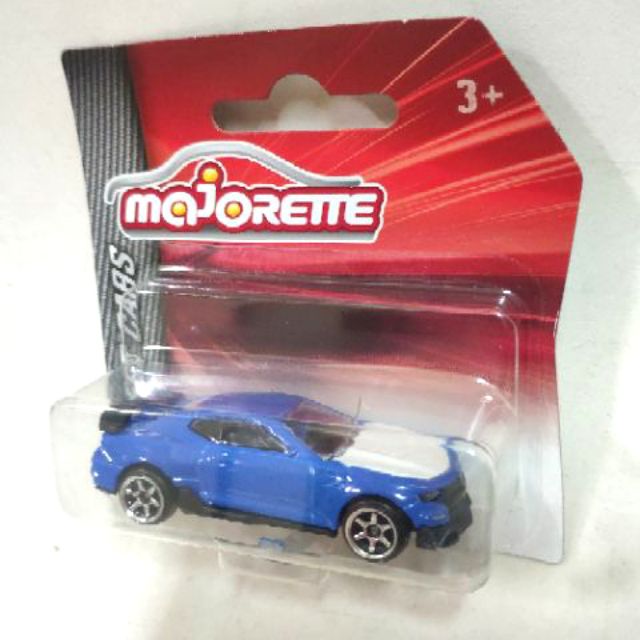 รถเหล็ก Majorette เชฟโรเลต คามาโร สีน้ำเงินกระโปรงขาว Camaro ZL1 1LE 2020