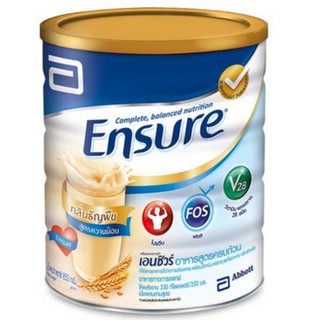 ((ถูกที่สุด)) Ensure กลิ่นธัญพืช สูตรหวานน้อย 850 กรัม