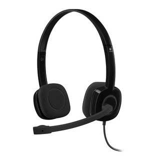 Logitech H151 Stereo Headset ประกันศูนย์ SYNNEX 2ปี  สีดำ