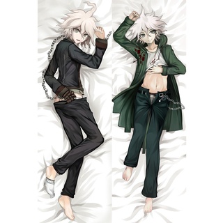 60x180 ซม. อะนิเมะ Danganronpa 2 Komaeda Nagito คอสเพลย์ กอดร่างกาย ปลอกหมอน ผู้ชาย ปลอกหมอน