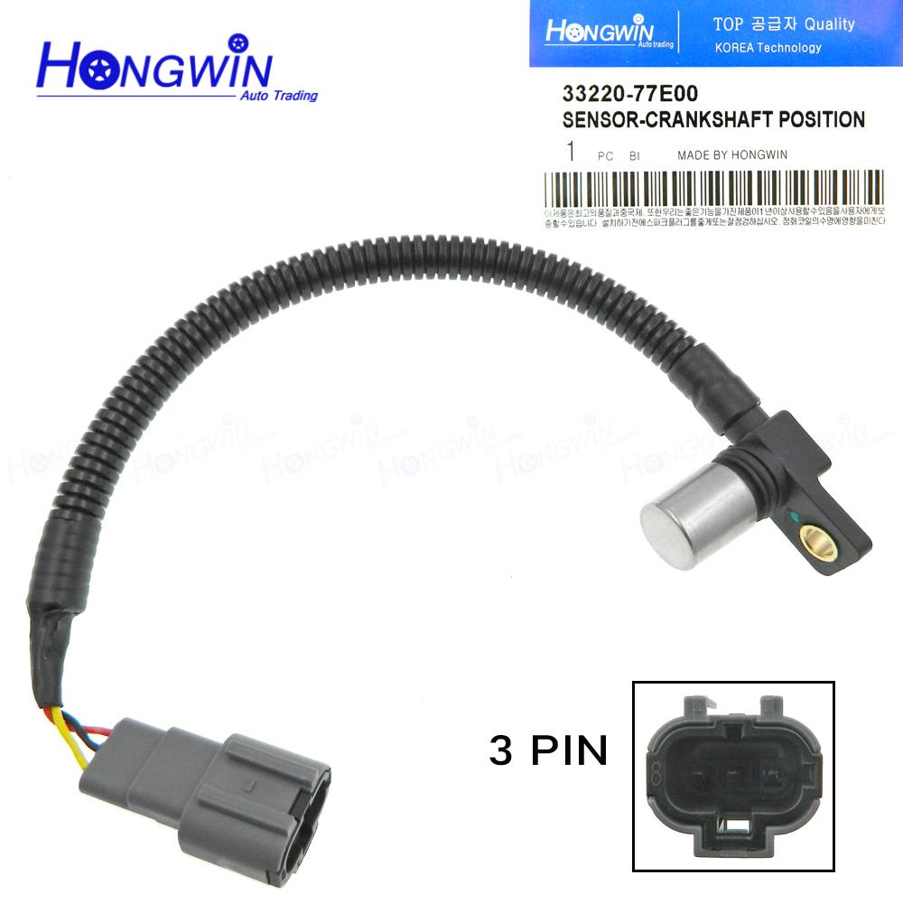 32220-77E00 New Crankshaft Position Sensor For Suzuki Grand Vitara SX4 Aerio Esteem Sidekick Chevrol