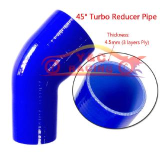 ท่อซิลิโคนเชื่อมต่อท่ออากาศ มุมขวา 45 องศา สําหรับรถยนต์