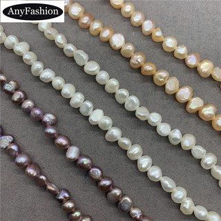 3 Colors Freshwater Accidental Pearl Cross Hole Irregular Shape DIY for Jewelry