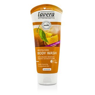 LAVERA Organic Orange &amp; Sea Buckthorn Revitalising Body Wash Size: 200ml/6.6oz