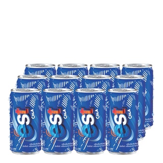 โปรโมชัน! เอส น้ำอัดลม กลิ่นโคล่า 250 มล. แพ็ค 12 กระป๋อง Est Cola Soft Drink 250 ml x 12 Cans