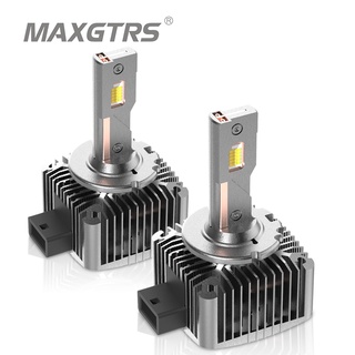 Maxgtrs หลอดไฟหน้ารถยนต์ แคนบัส Led 24000Lm D1S D3S D2S D4S D5S D8S สว่างมาก ขนาดเดียวกับของแท้ 1:1 2 ชิ้น