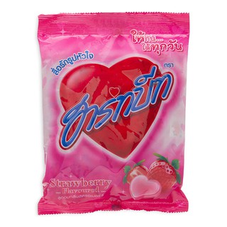 ฮาร์ทบีท ลูกอมกลิ่นสตรอเบอร์รี่ ขนาด 100เม็ด สื่อรักรูปหัวใจ HEARTBEAT CANDY STRAWBERRY