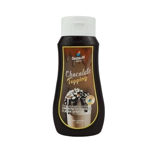 ไซรัปหญ้าหวาน สูตร KETO ท้อปปิ้งชอคโกแลต ตราสีสรร ขนาด 320 ml.