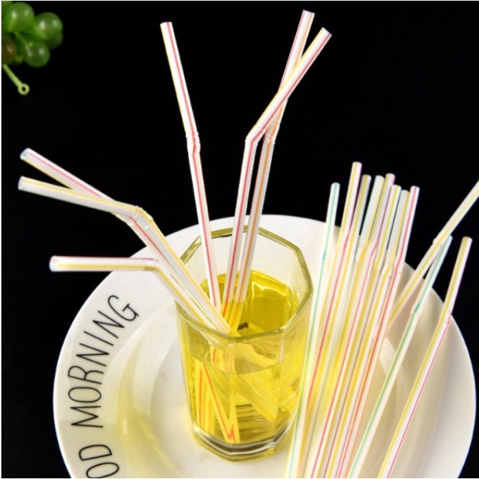 หลอด หลอดดูดน้ำ หลอดพลาสติกแบบงอ ห่อฟิล์ม และไม่ห่อฟิล์ม มีหลายแบบให้เลือก ขนาด 6 มิล แพ็ค100 เส้น พร้อมส่ง - รูปที่ 5