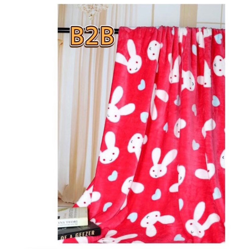 ผ้าห่มนาโน 4ฟุต ขนาด120x180ซม. ลายการ์ตูน ราคาเบาๆๆ ห่มสบาย ใช้ได้ทุกฤดูกาล มีให้เลือกหลายลาย