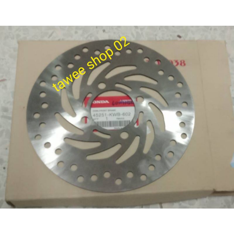 จานดิสเบรคหน้ารุ่นเวฟ110Iรหัส45251KWB602ของแท้ฮอนด้าของตรงปรกจากศูนย์