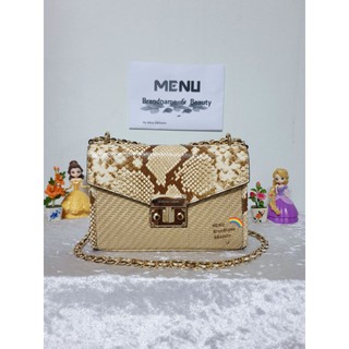 กระเป๋า MK Crossbody รุ่น สาน หนังงู