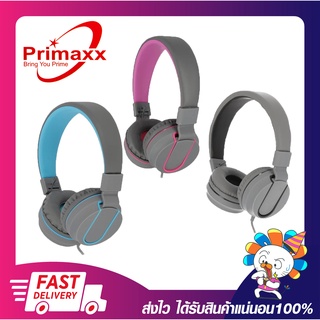 หูฟังมือถือ หูฟังคอมพิวเตอร์ PRIMAXX SE-5222 HEADPHONE SMLLTALK แจ็ค 3.5mm. คุยโทรศัพท์ได้ รับประกัน 3 เดือน