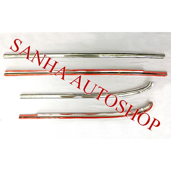 คิ้วขอบกระจกโครเมียม Chevrolet Colorado ปี 2012,2013,2014,2015,2016,2017,2018,2019,2020 รุ่น 4 ประตู