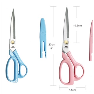 กรรไกรตัดผ้าแบบมีปลอก ขนาด9” กรรไกรแฟนซีญี่ปุ่นงานเกรดAA tailoring scissor