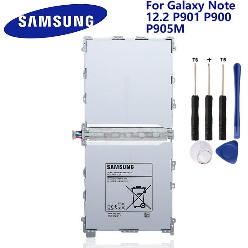SAMSUNG Original Tablet Battery T9500E T9500C For Samsung Galaxy Note 12.2 P900 SM-T900 SM-P900 P901