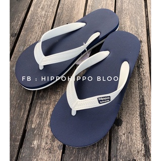 กรมท่า ขาว Blue white Hippo bloo shoe รองเท้าแตะฮิปโป No. 3ุ6-37-38-39-40-41-42-43-44-45-46