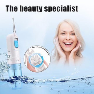 เครื่องฟอกฟันขาว เครื่องทำความสะอาดฟันไฟฟ้า 150 มล. Ovonni  รุ่น AR-W-06   Dental Flosser Oral Irrigator Rechargeable