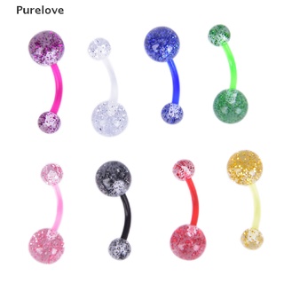 (Purelove) จิวสะดืออะคริลิค เครื่องประดับ 8 ชิ้น