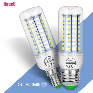 Hopeu E27 E14 7 W 9 W 12 W 15 W 20 W 25 W 5730 Smd หลอดไฟ Led รูปข้าวโพดอบอุ่น