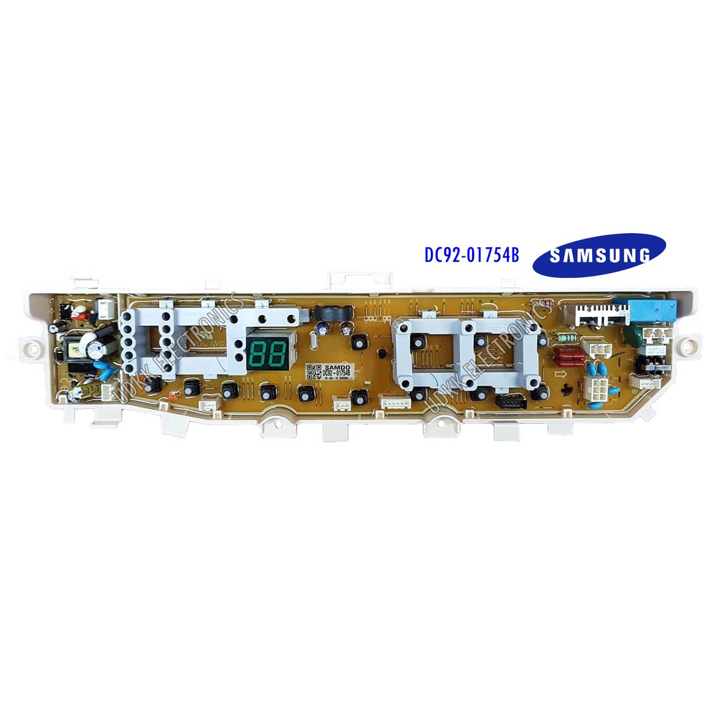 แผงควบคุมเครื่องซักผ้าSAMSUNG DC92-01754B รุ่นWA12J5710SG/ST WA12J5710SW/ST