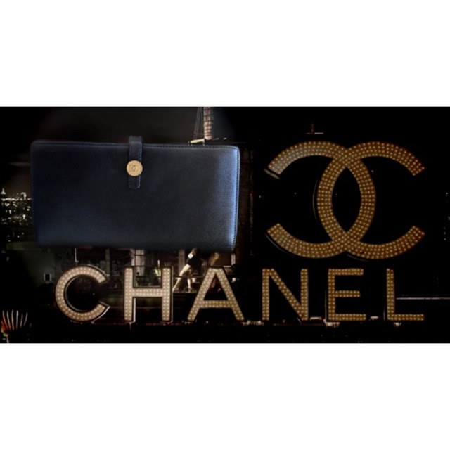 กระเป๋าเงิน Chanel แบรนด์เนมแท้ 💯% มือสอง