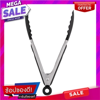 ที่คีบอาหารสเตนเลสปลายไนล่อน MYPAN 27 cm เครื่องครัวและอุปกรณ์อื่นๆ STAINLESS STEEL TONGS WITH NYLON TIP MYPAN 27CM