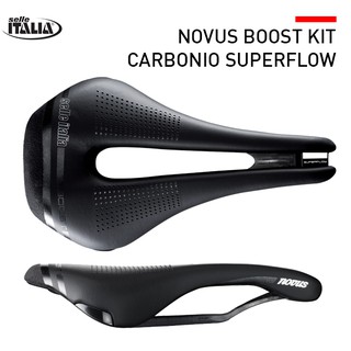 SELLE ITALIA เบาะรุ่น NOVUS BOOST KIT CARBONIO SUPERFLOW