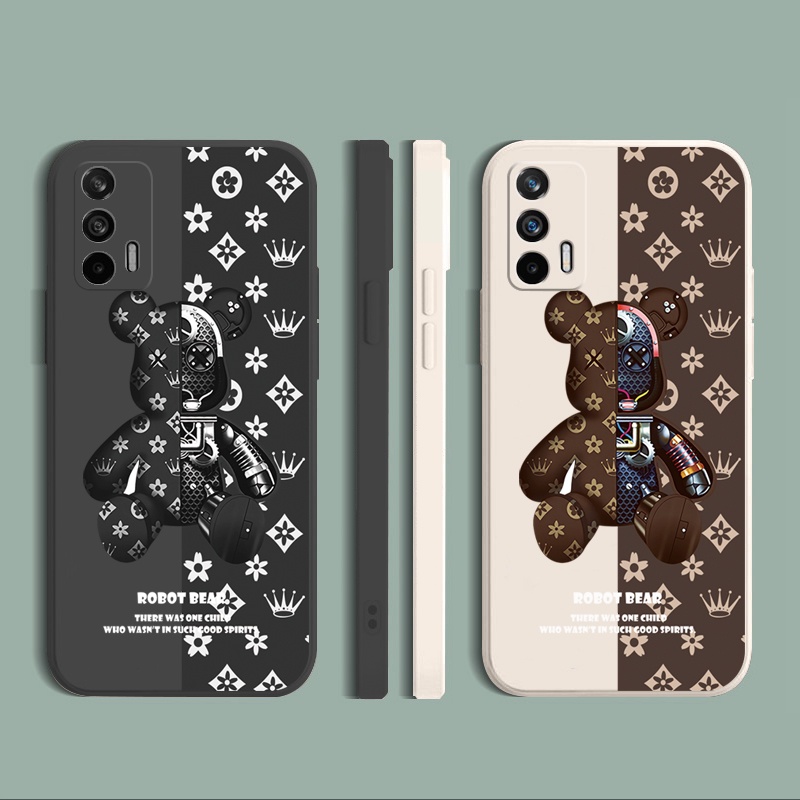 เคสโทรศัพท์มือถือ ลายหุ่นยนต์หมี LV สําหรับ OPPO A16 A5S A15 A53 S A12 A9 A5 A35 A54 A95 A94 A74 A72 A31 A32 A33 A52