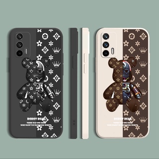 เคสโทรศัพท์มือถือ ลายหุ่นยนต์หมี LV สําหรับ OPPO A16 A5S A15 A53 S A12 A9 A5 A35 A54 A95 A94 A74 A72 A31 A32 A33 A52