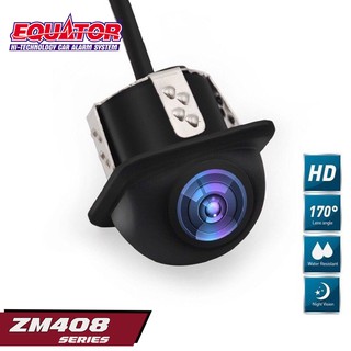 กล้องถอยหลังติดรถยนต์แบบเจาะ EQUATOR Rear Camera รุ่น ZM408 กล้องมองหลัง ติดกับวิทยุ จอ2ดิน จอแอนดรอยตรงรุ่น กันชนรถเก๋ง