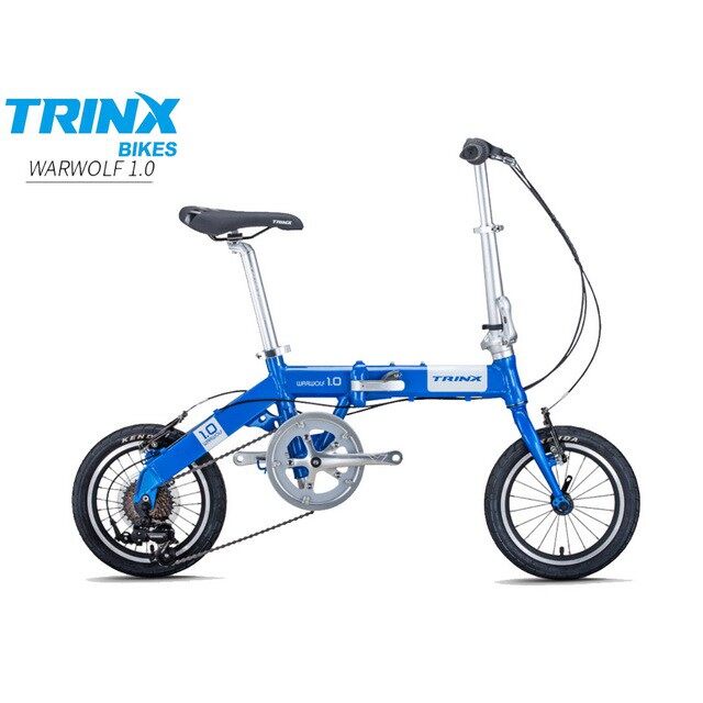 ส่งเร็ว *ส่งฟรี มีโปร* TRINX WARWOLF 1.0 จักรยานพับ อลูฯ 14 นิ้ว 7 สปีด