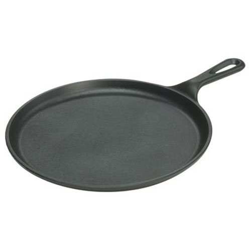 Lodge Cast Iron Round Griddle - Pre-Seasoned - 10.5 inch