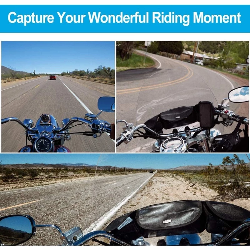 Telesin GoPro / DJI / Insta360 Motorcycle Helmet Strap Mount ที่ยึดติดหมวกกันน็อค thumbnail 6
