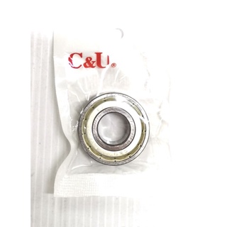 C&amp;U 6202-2Z ตลับลูกปืน​ เม็ดกลมแถวเดียว​รุ่นฝาเหล็ก​ (2Z)