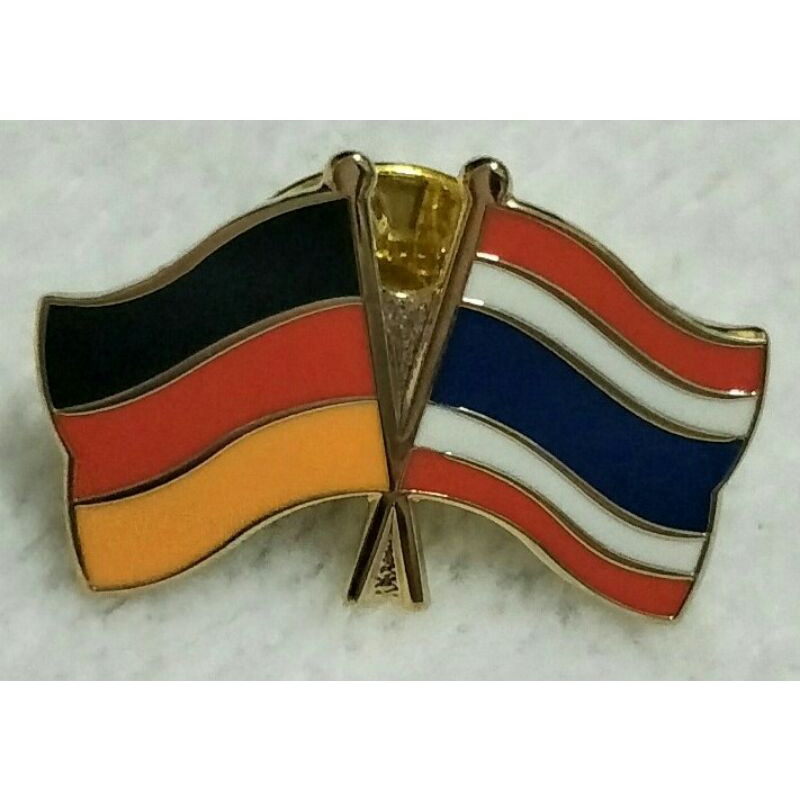 เข็มกลัดธงชาติ ไทย-เยอรมัน