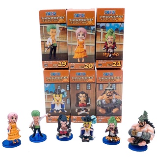 SS Toys โมเดล วันพีช ชุดโซโล มีฐาน 6ตัว สูง8ซม. มีกล่อง ขายยกชุดนะคะ (งานจีน)