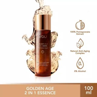 Y.O.U Golden Age 2 in 1 Essence 100 ml. น้ำตบช่วยผลัดเซลล์ผิวและเติมความชุ่มชื้นให้กับผิว