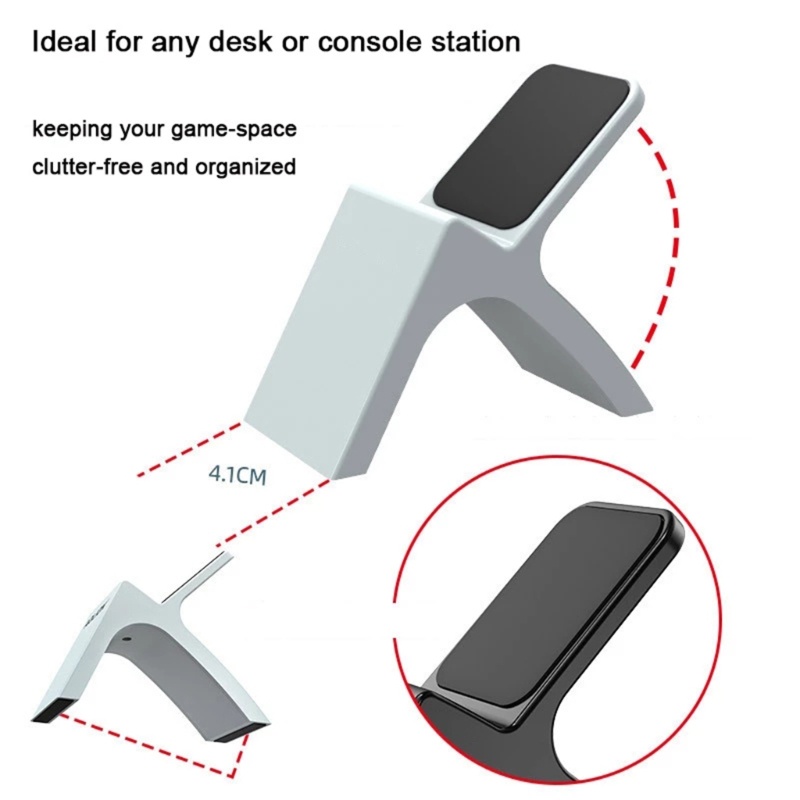 Flov4 จอยสติ๊ก Stand Holder Mount ใช้งานร่วมกับสวิทช์ PS5 สําหรับ Series เกมคอนโทรลเลอร์อุปกรณ์เสริม Universal Gamepad R