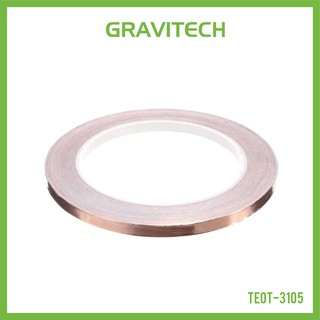 [Gravitechthai]Copper Foil Tape with Conductive Adhesive 30Meter - 6mm.